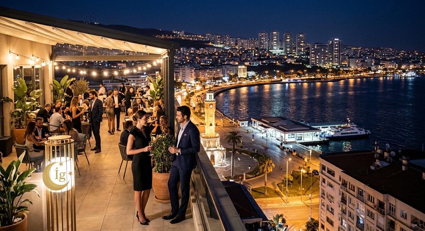 İzmir escort gece hayatı, Kordon sahil manzarası ve VIP konaklama rehberi
